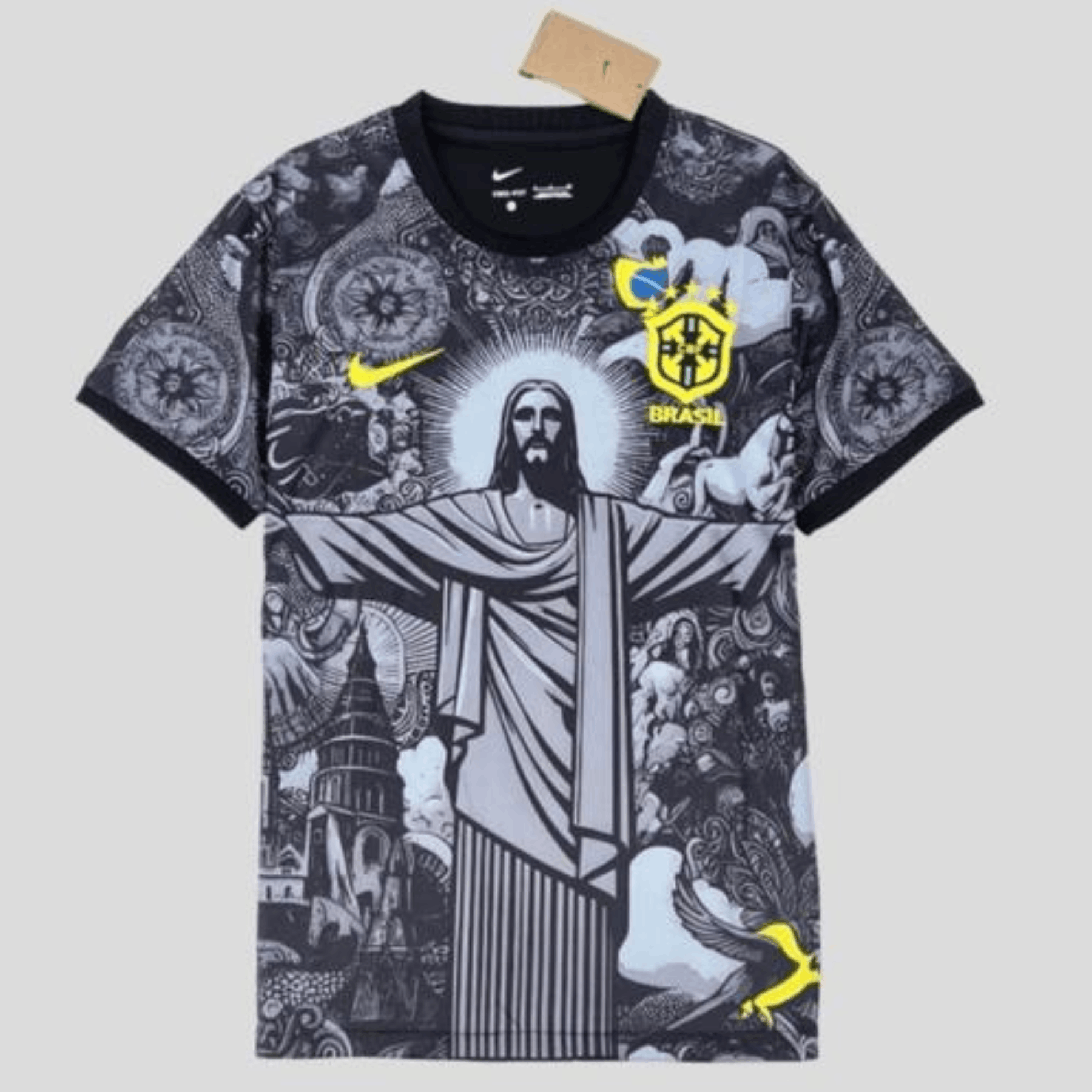 Maillot Brésil "Christ Rédempteur" – Édition Spéciale Rio 2024